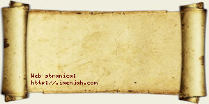 Jagodinka Stojković vizit kartica